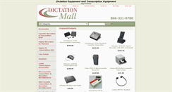 Desktop Screenshot of dictationmall.com